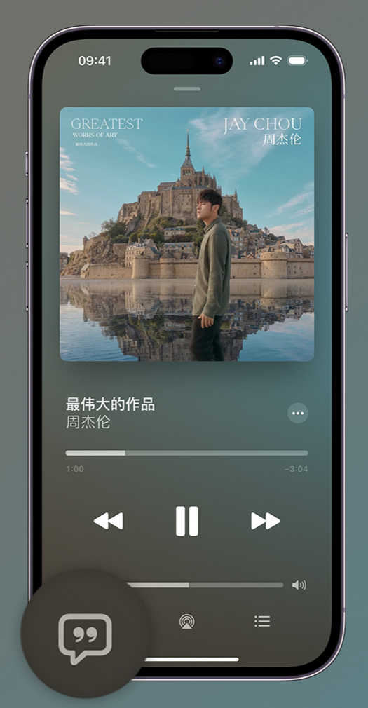 南雄iphone维修分享如何在iPhone上使用Apple Music全新唱歌功能 